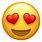 Heart Eyes Emoji iPhone