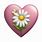 Heart Flower Emoji