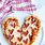 Heart Shaped Pizza Valentine's Day