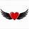 Heart with Wings Logo