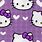 Hello Kitty Purple Aesthetic
