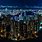 Hong Kong Skyline Aerial View