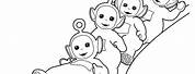 Horror Teletubbies Coloring Pages