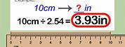 How Long Is 88 Cm in Inches