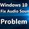 How to Fix Audio Problems On Windows 10