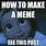 How to Meme