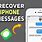 How to Recover Messages On iPhone