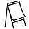 Image of Flip Chart and Stand Icon