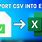 Import CSV File