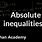 Inequalities Khan Academy
