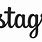Instagram Logo Writing