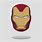 Iron Man Helmet 2D