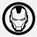 Iron Man Helmet SVG