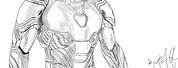 Iron Man Mark 60 Drawing