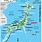 Islands of Japan Map Tokyo