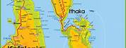 Ithaca Greece Map
