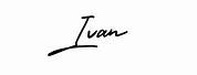 Ivan Name Signature