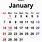 January Calendar Image