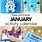January Preschool Calendar