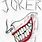 Joker Smile Drawing