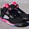 Jordan 5 Black and Pink