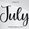 July Font