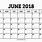 June 18 Calendar
