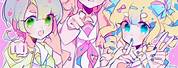 Kawaii Pastel Rainbow Anime Wallpaper