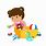 Kids Cleaning Up Toys Clip Art