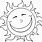 Kids Sun Coloring Page