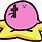 Kirby Holding a Cross