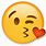 Kissy Face Emoji Meaning