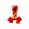 LEGO Minecraft Red Creeper