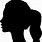 Lady Face Silhouette