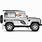 Land Rover Defender 90 Side Panal Decal