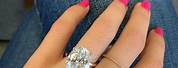 Large Diamond Engagement Rings