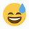 Laughing Sweat Emoji