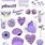 Lilac Aesthetic Stickers