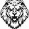 Lion Decal SVG
