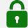 Lock Icon Green