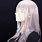 Long White Hair Anime