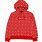 Louis Vuitton Supreme Hoodie Red