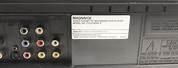 Magnavox VCR DVD Recorder Combo Back