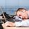 Man Falling Asleep at Desk