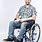 Man Sitting in Wheelchair