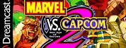 Marvel Vs. Capcom 2 Dreamcast Cover Art