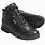 Men's Black Leather Hiking Boots
