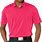 Men's Pink Golf Shirts