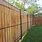 Metal and Wood Fence System