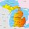 Michigan On US Map